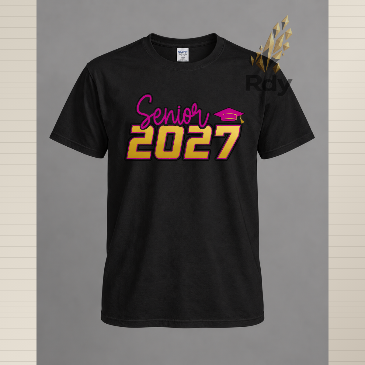 Senior 2027 Classic Graduation Shirt – School Spirit Tee