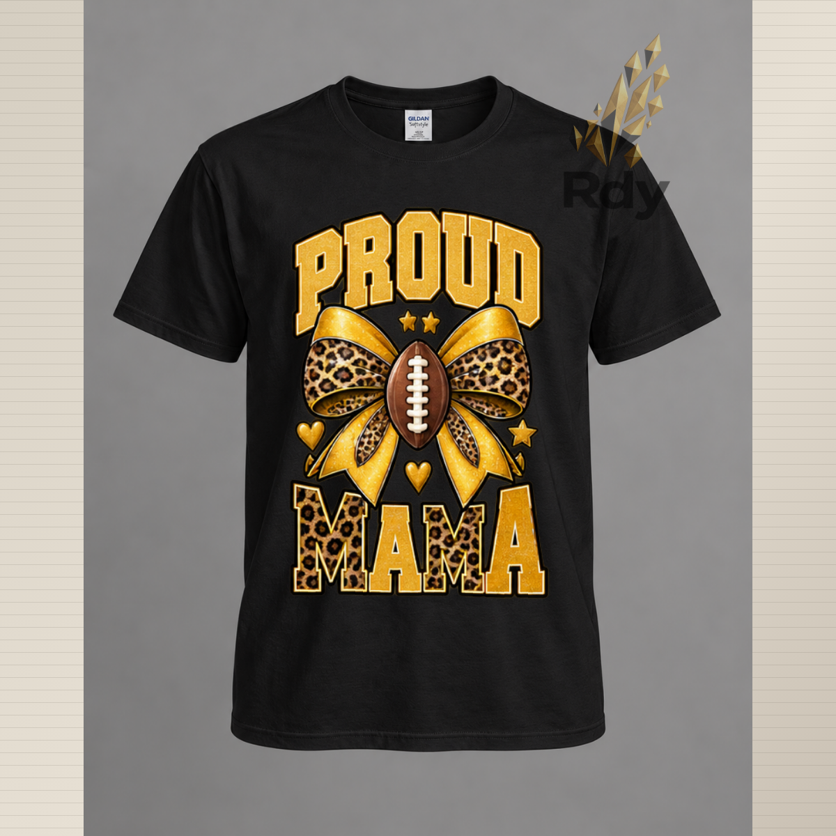 Proud Football Mama T-Shirt – Sports Mom Game Day Tee