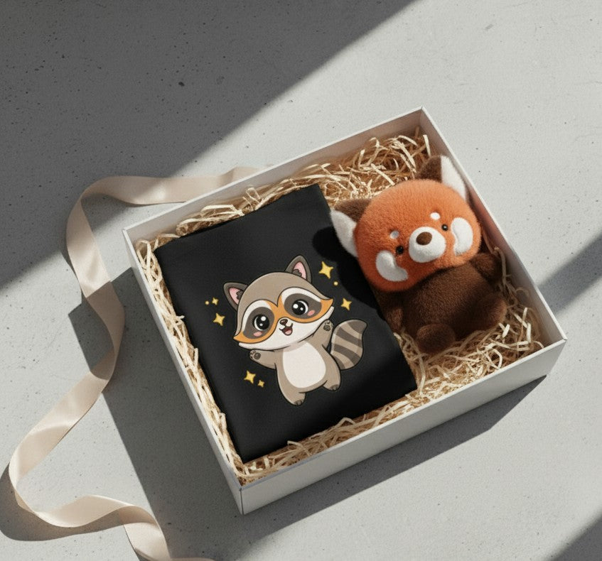 Raccoon gift set