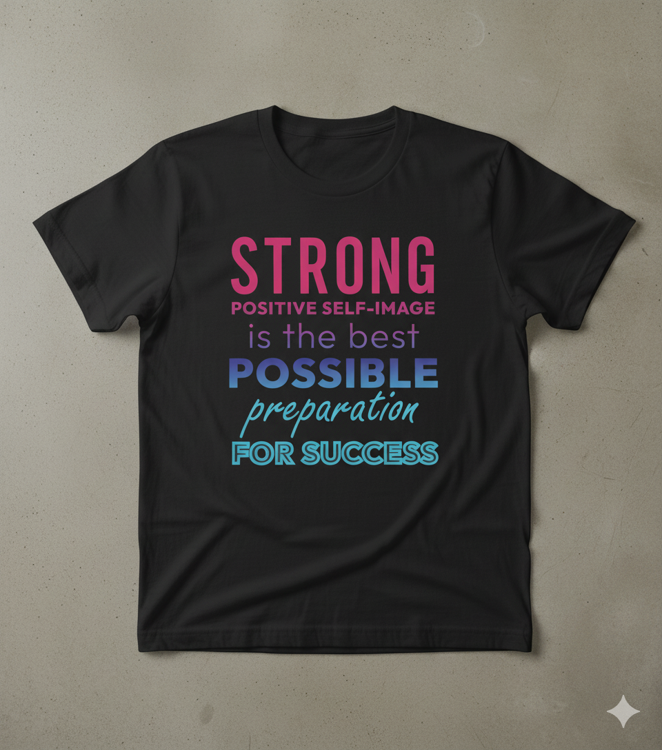 Strong positive self-image is the best possible preparation for success