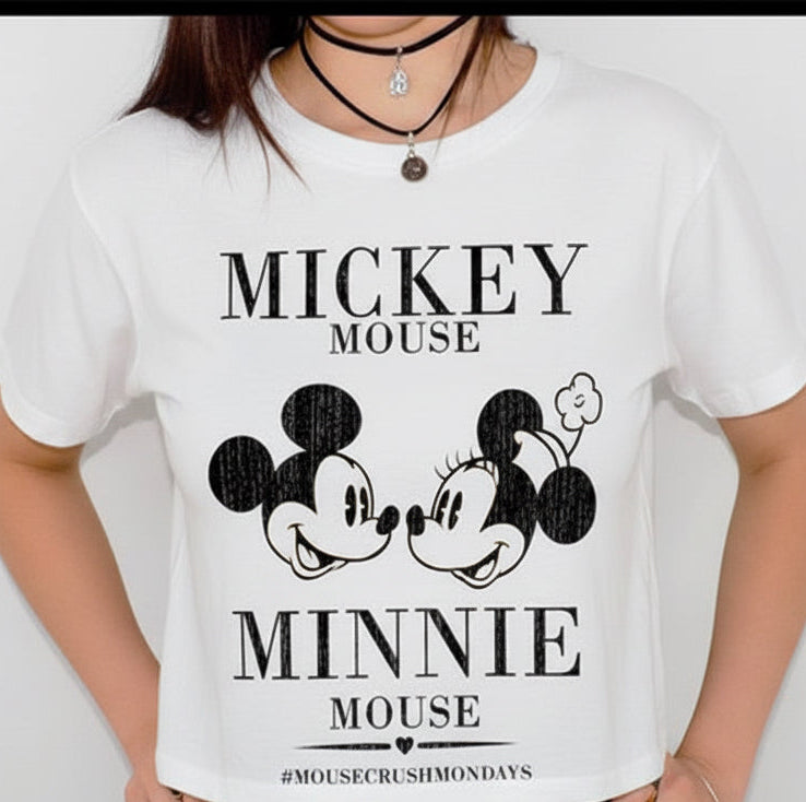 Women Mickey and Minnie T-shirts