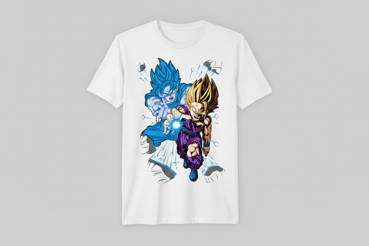 Dragon Ball Style Anime Tees