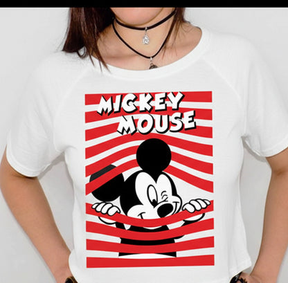 Women Mickey and Minnie T-shirts