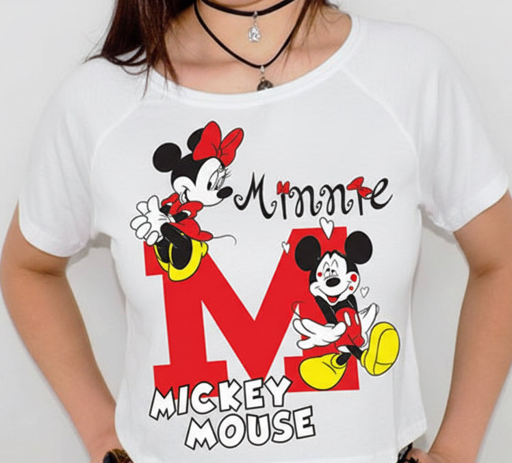 Women Mickey and Minnie T-shirts