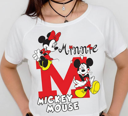Women Mickey and Minnie T-shirts