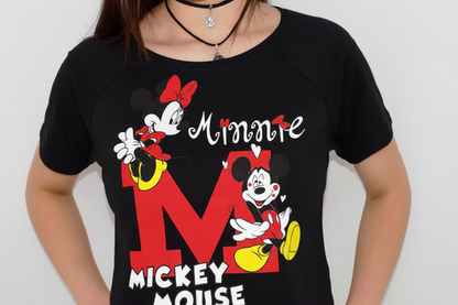 Women Mickey and Minnie T-shirts