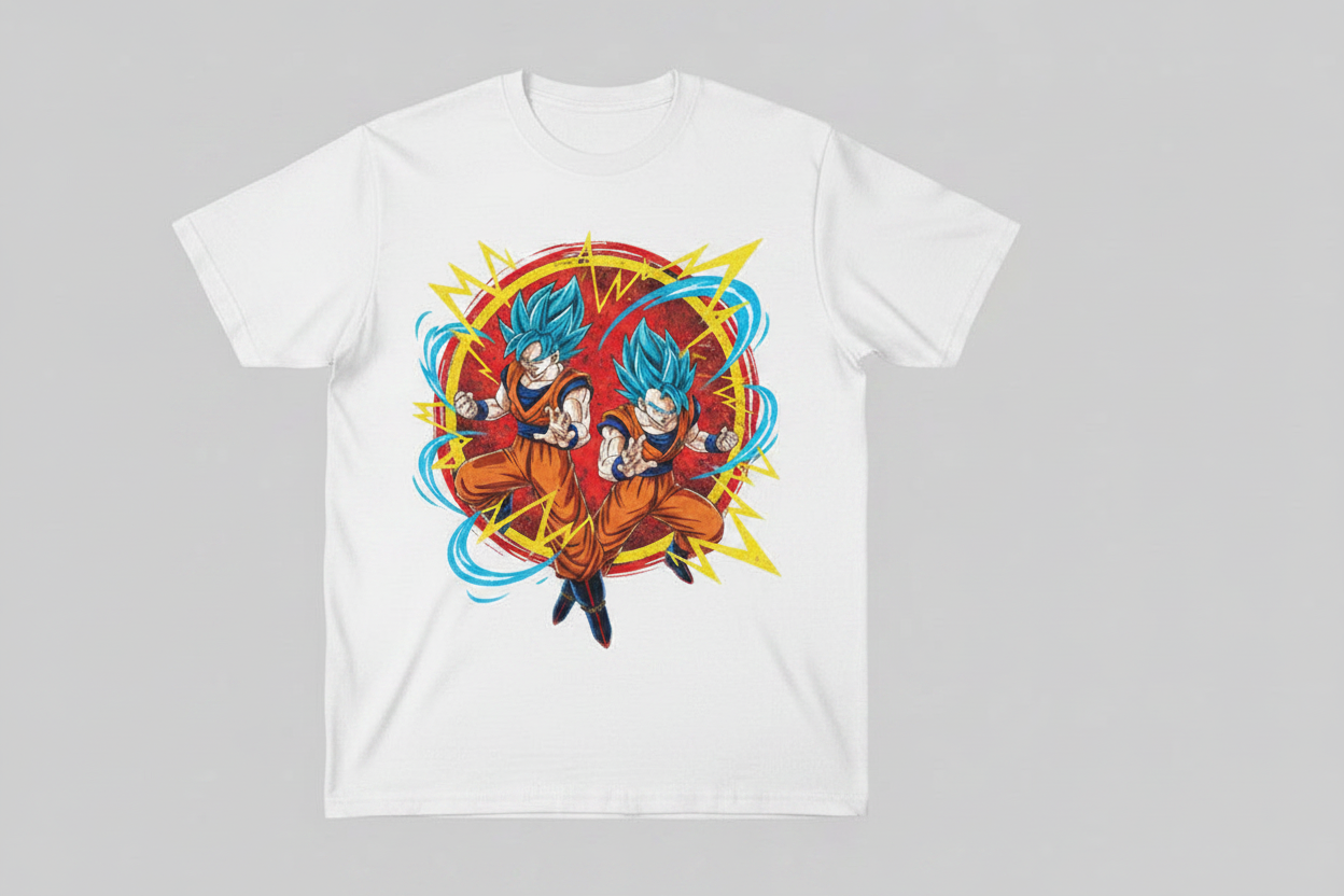 Dragon Ball Style Anime Tees