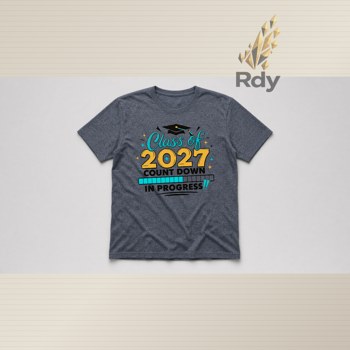 Class of 2027 Countdown Graduation Shirt – Senior Tee