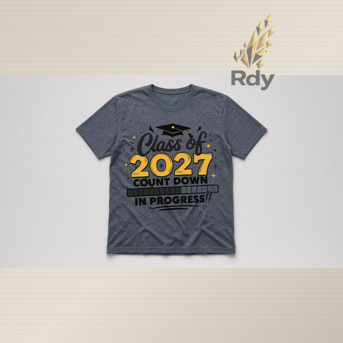 Class of 2027 Countdown Graduation Shirt – Senior Tee