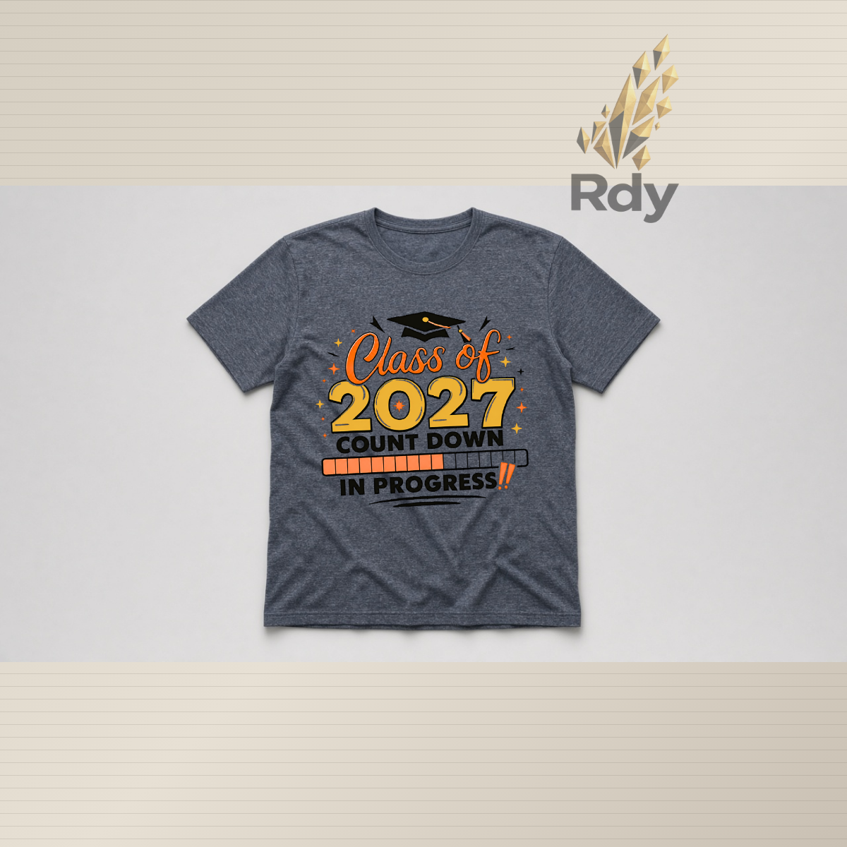 Class of 2027 Countdown Graduation Shirt – Senior Tee