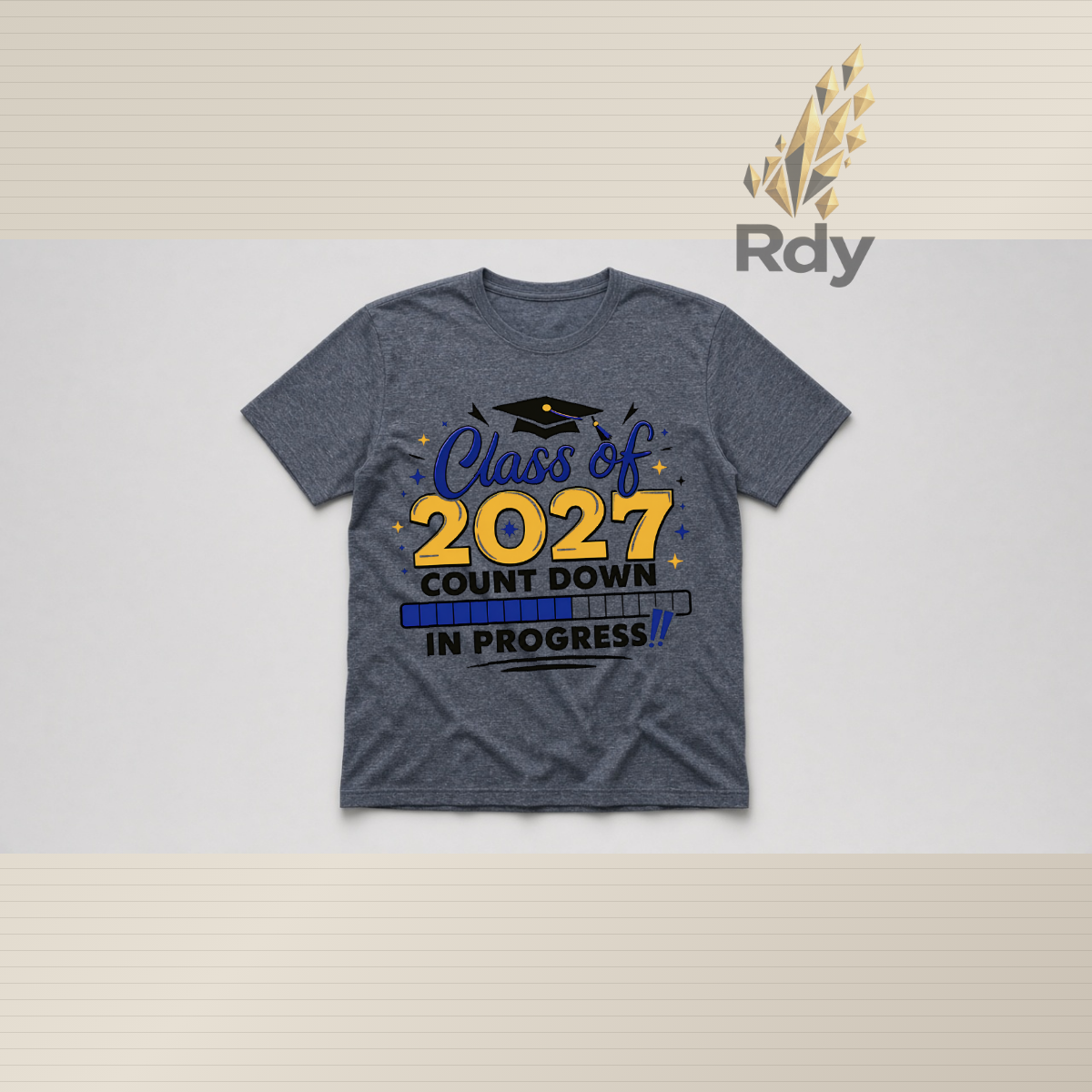 Class of 2027 Countdown Graduation Shirt – Senior Tee