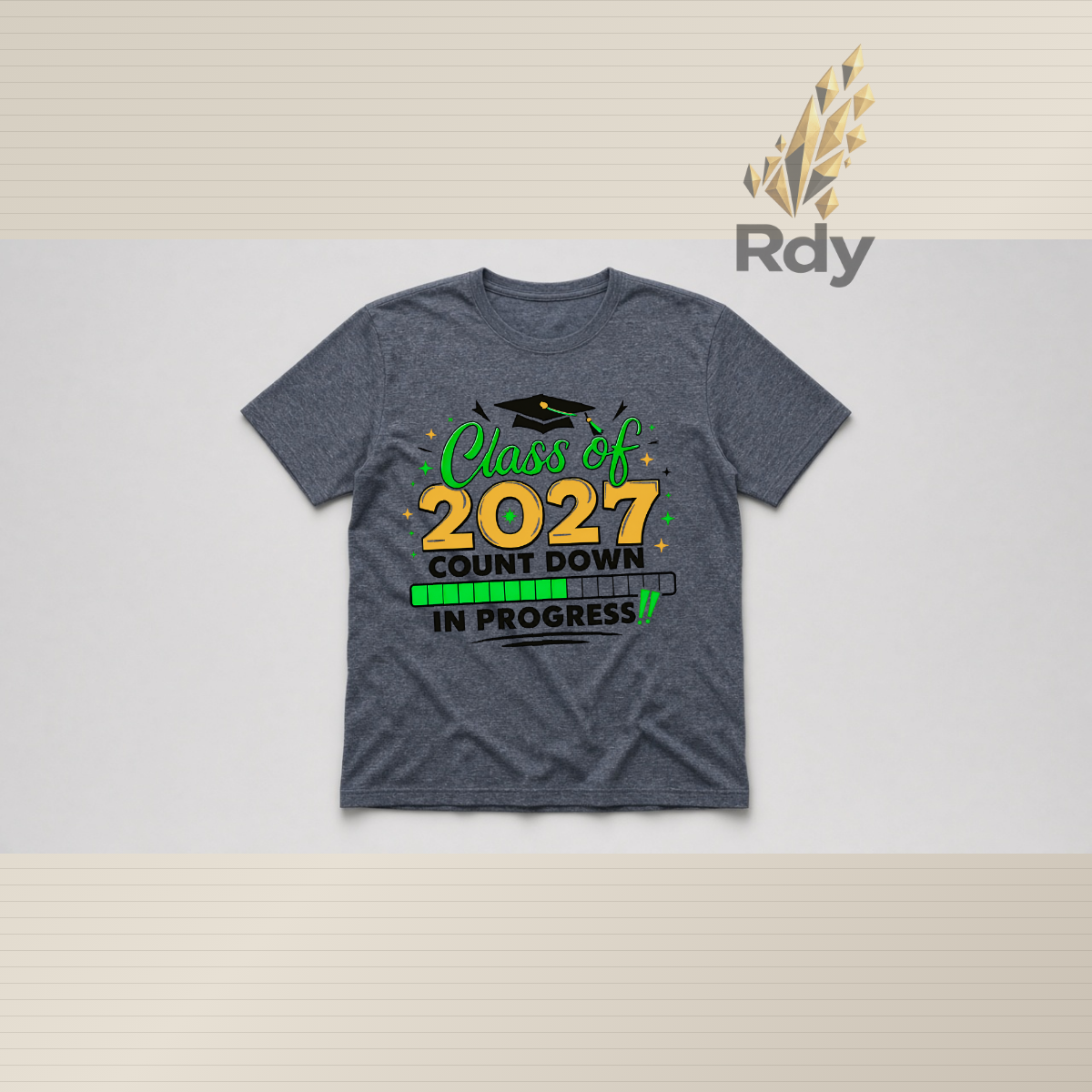 Class of 2027 Countdown Graduation Shirt – Senior Tee