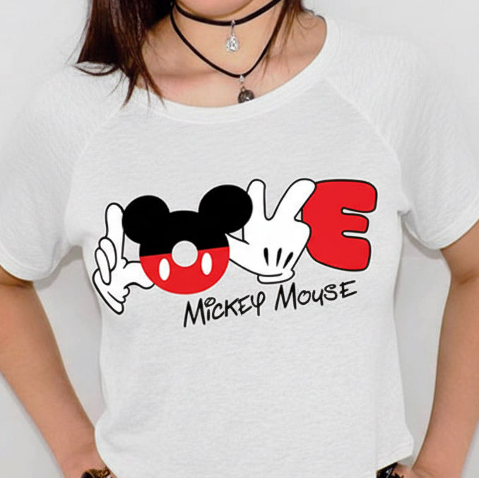 Women Mickey and Minnie T-shirts