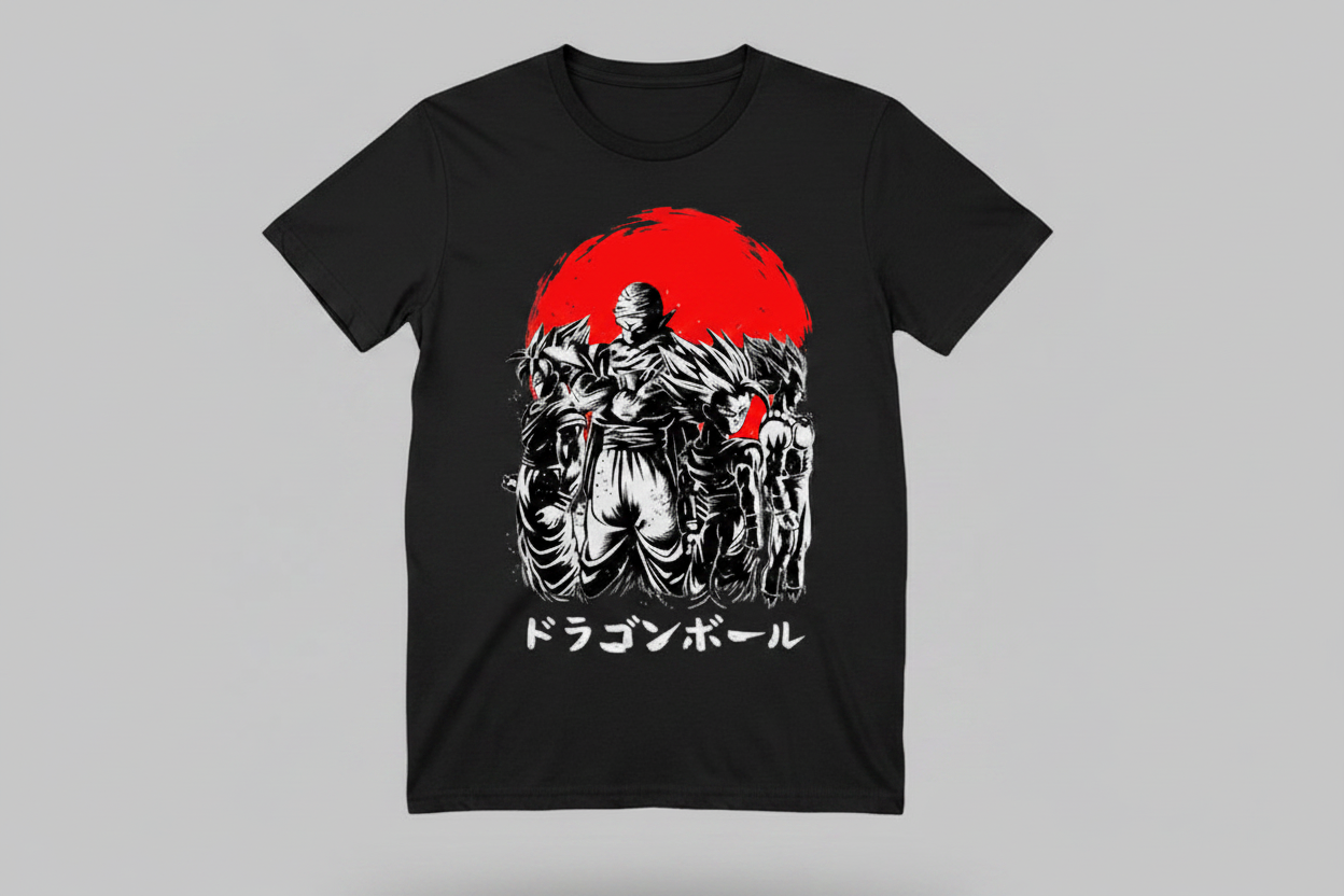 Dragon Ball Style Anime Tees