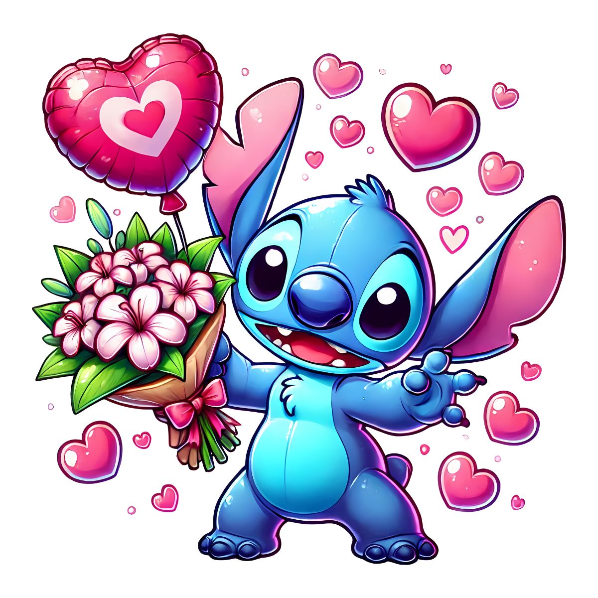 disney valentine's tshirt white or black