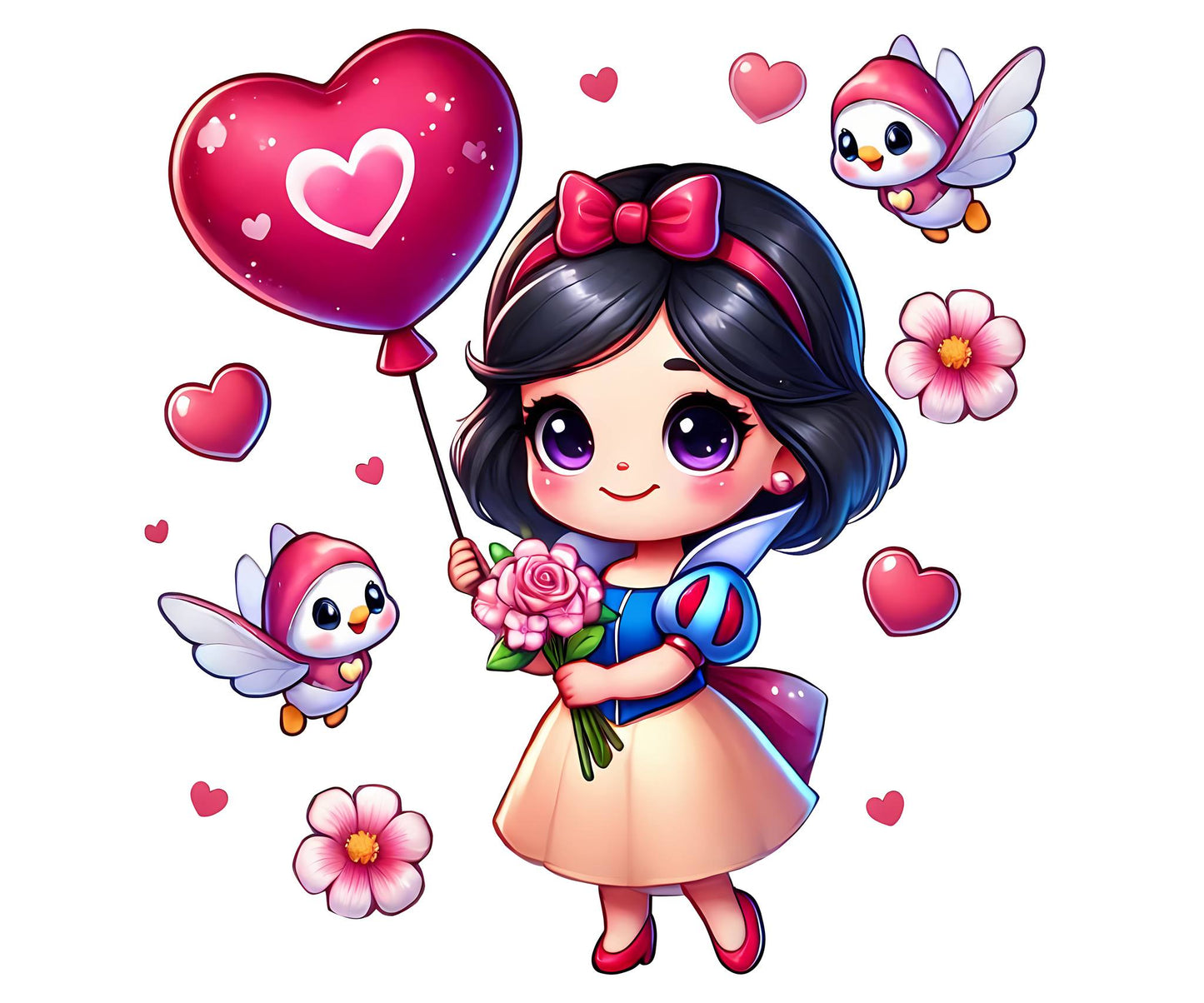 disney valentine's tshirt white or black