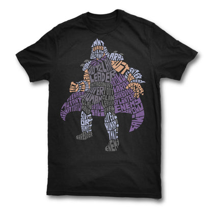 Word Art Portrait Graphic T-Shirts | Artistic Typography Tees