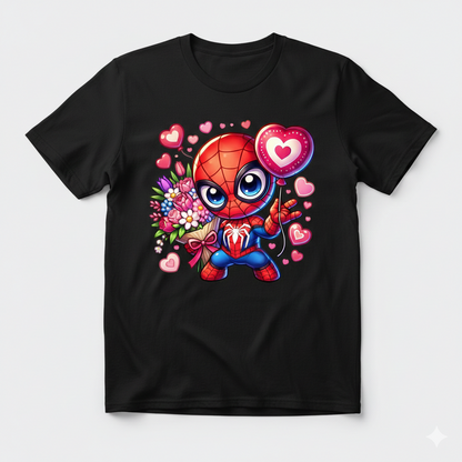 disney valentine's tshirt white or black