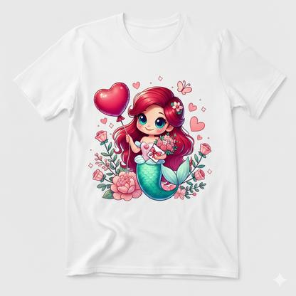 disney valentine's tshirt white or black