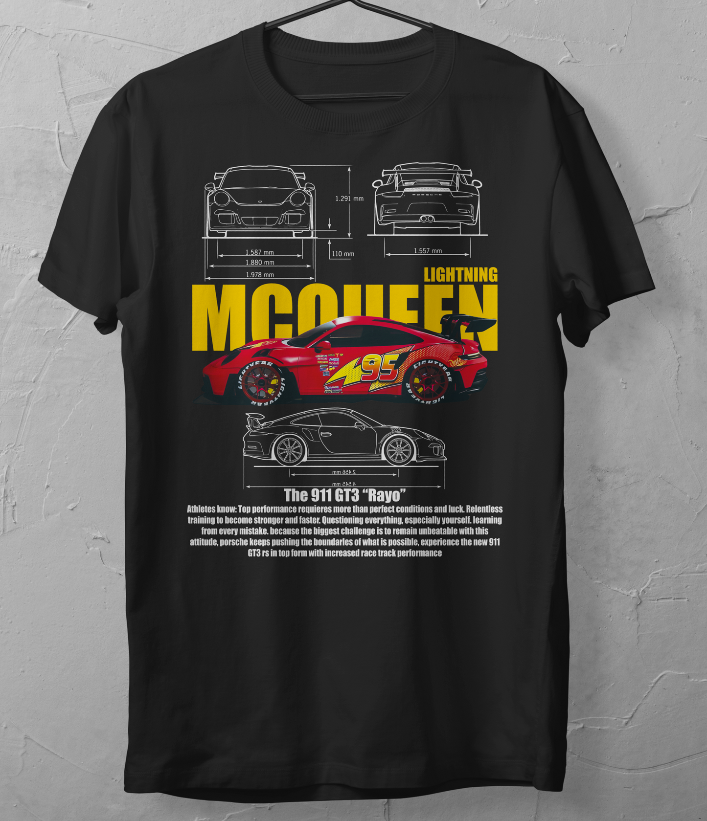 Kids Lightning Mcqueen shirts