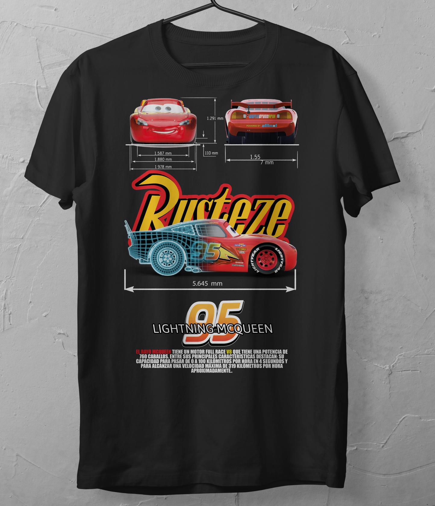 Kids Lightning Mcqueen shirts
