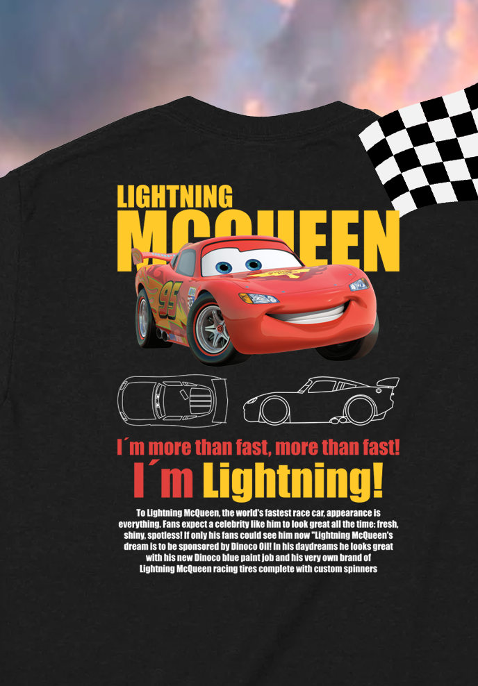 Kids Lightning Mcqueen shirts