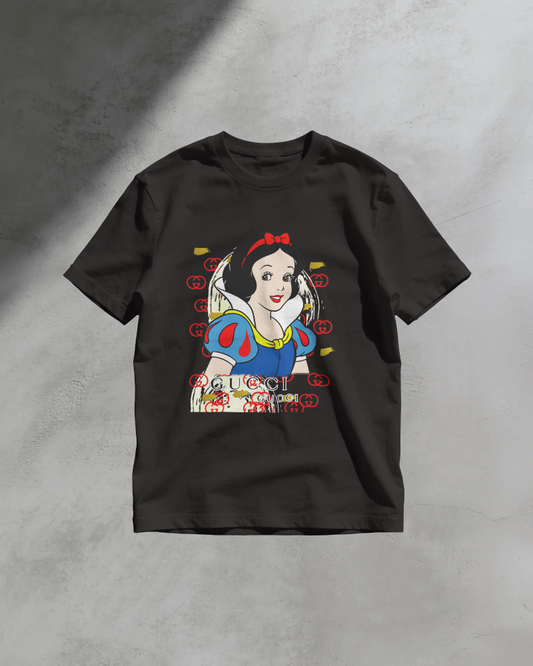 Luxury Cartoon Fashion Graphic T-Shirt | Designer-Inspired Character Tee