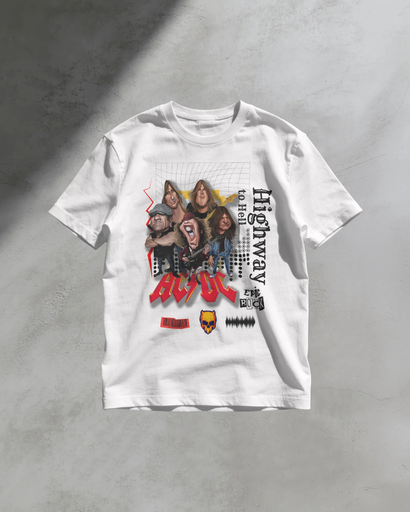 Classic Rock Band Graphic T-Shirt | Vintage Music & Rock Legend Fan Tee