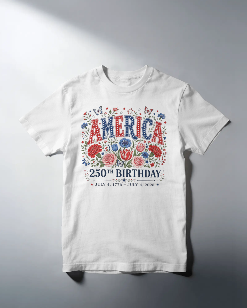 America 250 Years of Freedom Patriotic T-Shirt Collection