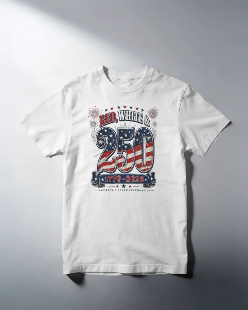 America 250 Years of Freedom Patriotic T-Shirt Collection