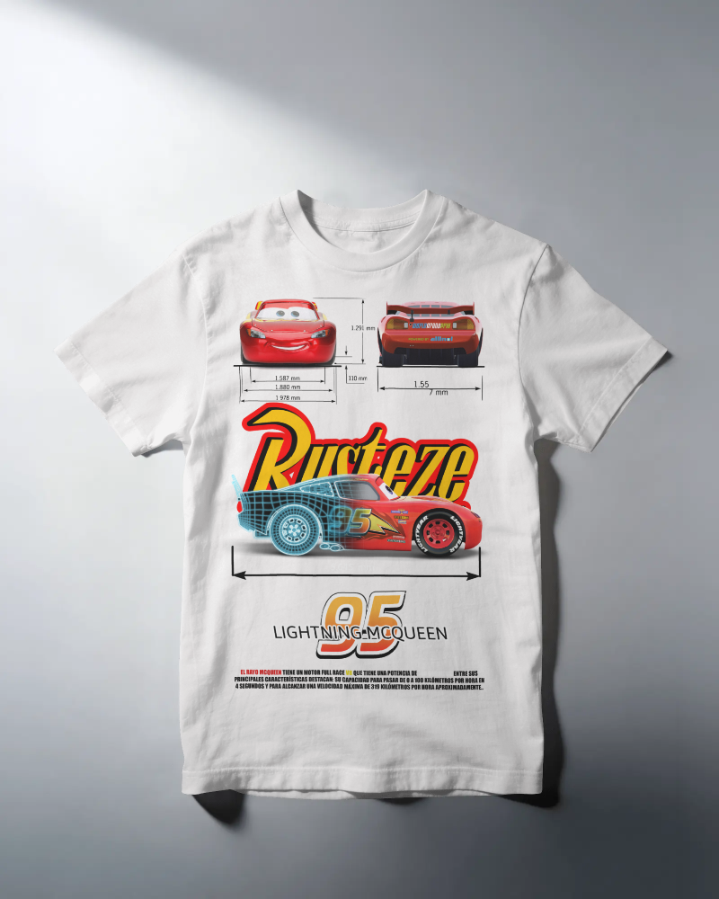 Kids Lightning Mcqueen shirts