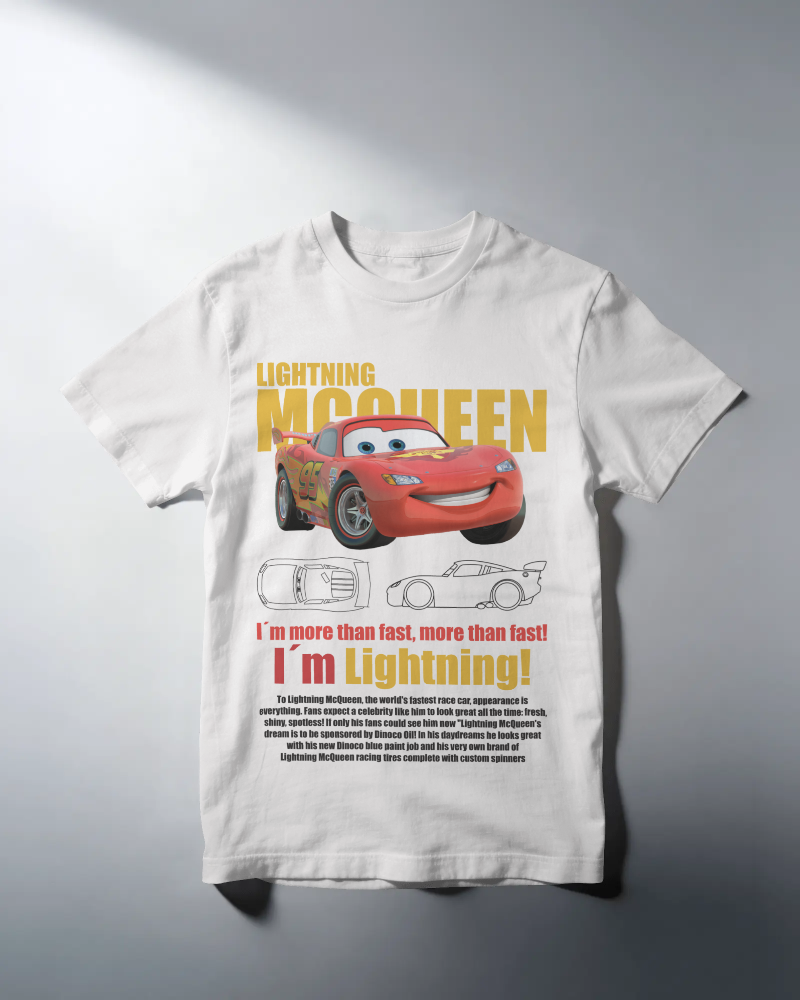 Kids Lightning Mcqueen shirts