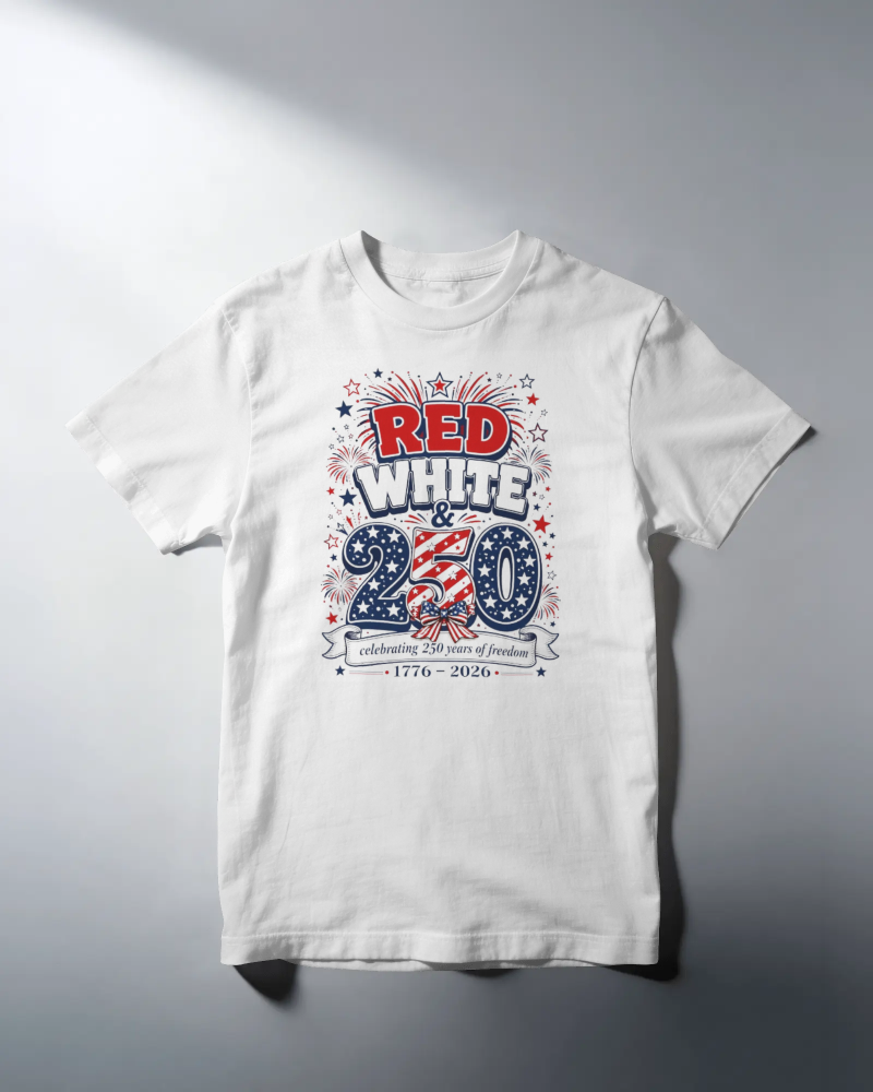 America 250 Years of Freedom Patriotic T-Shirt Collection