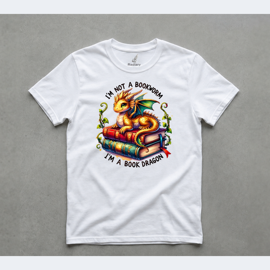 Book Lover Graphic T-Shirt Collection | Reading, Dragons, Coffee & Fantasy Designs