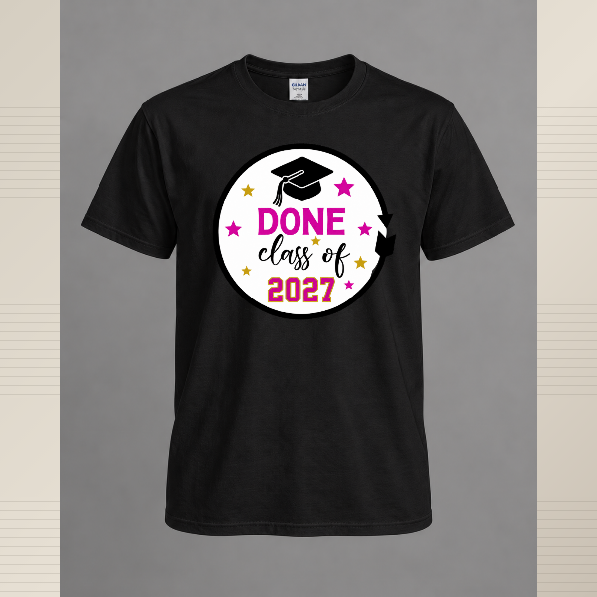 Done Class of 2027 Graduation Shirt – Funny Senior Tee