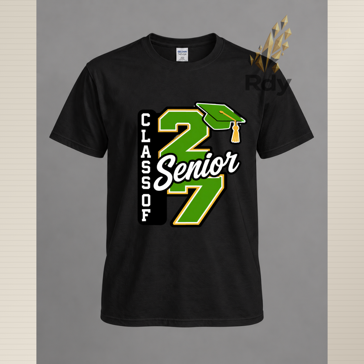 Class of 27 Senior Shirt – Graduation Cap Senior Tee