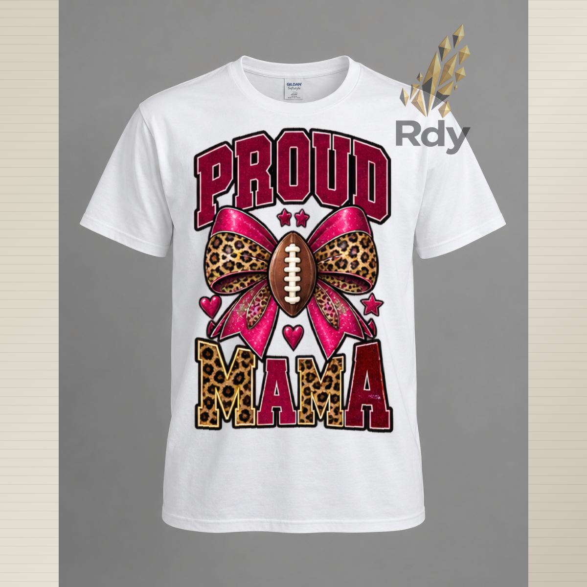 Proud Football Mama T-Shirt – Sports Mom Game Day Tee