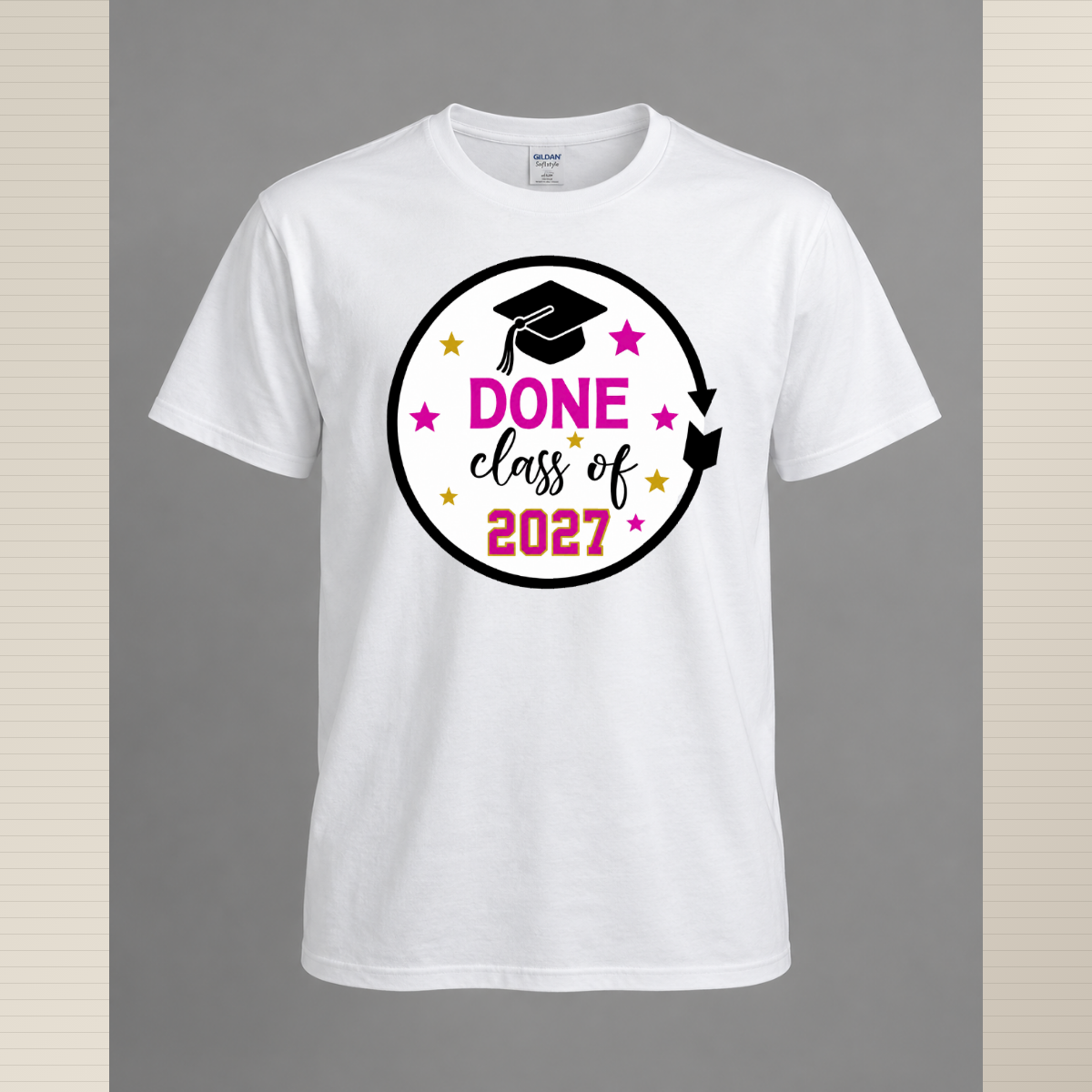 Done Class of 2027 Graduation Shirt – Funny Senior Tee