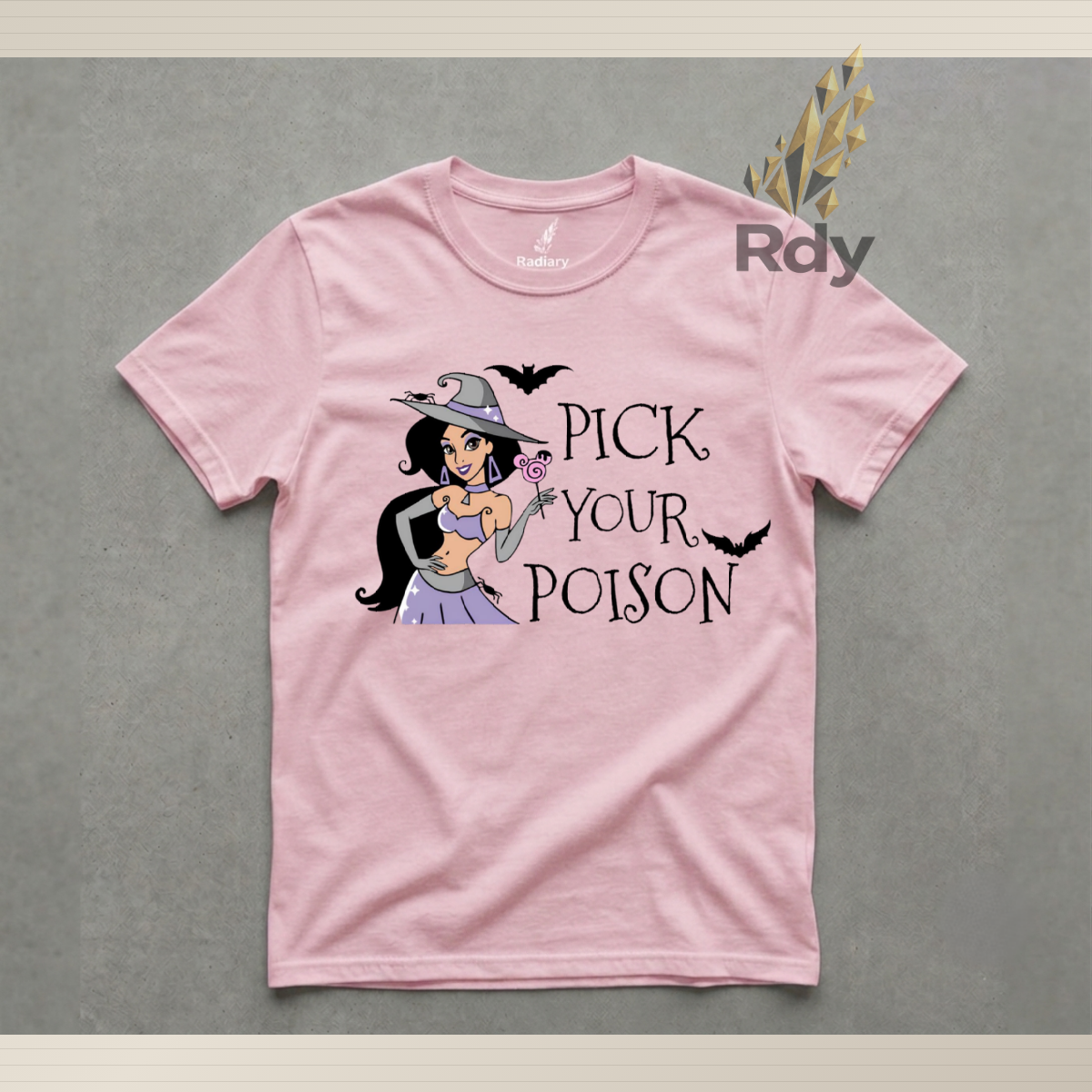 Halloween Princess Witch T-Shirts – Kids & Women’s Spooky Designs
