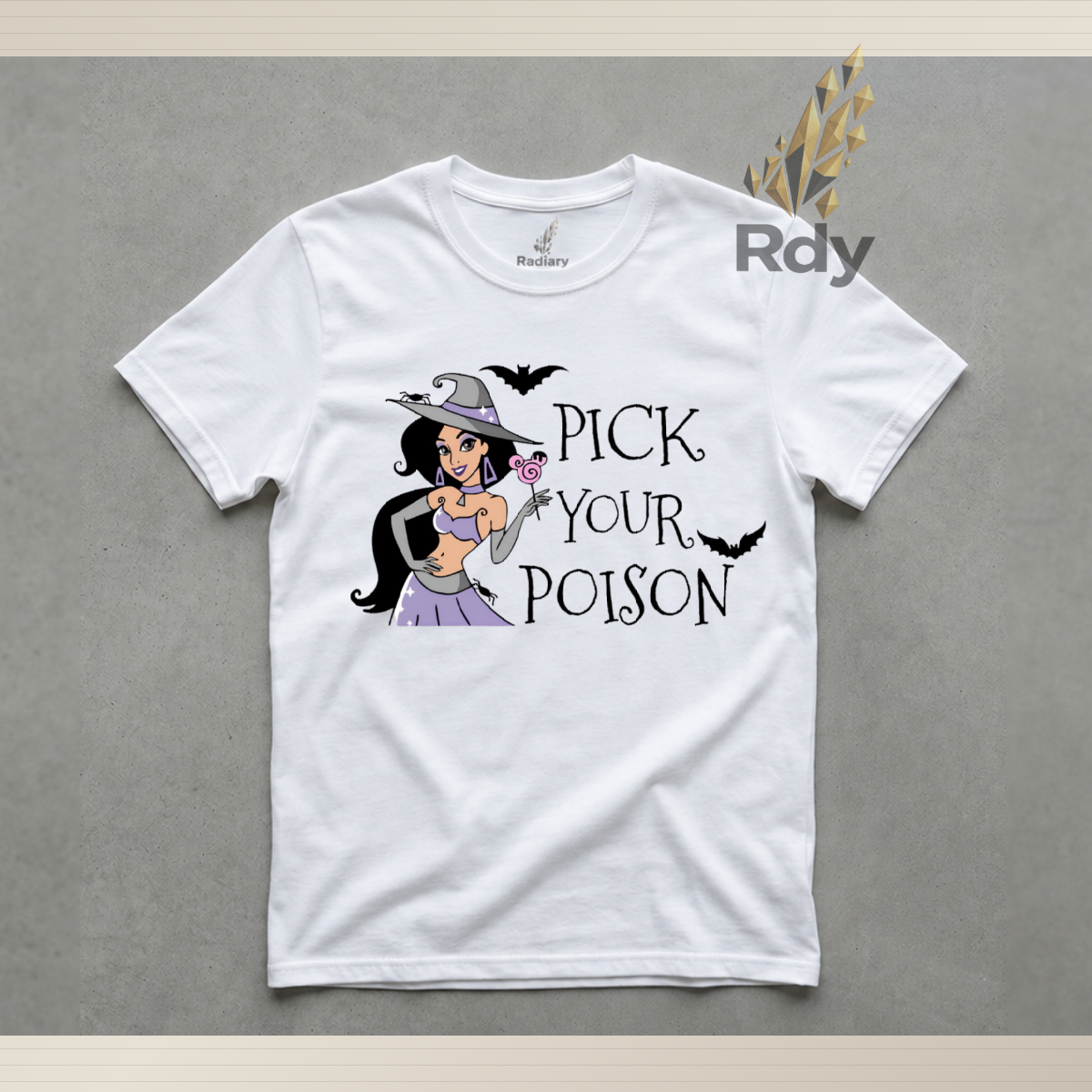 Halloween Princess Witch T-Shirts – Kids & Women’s Spooky Designs
