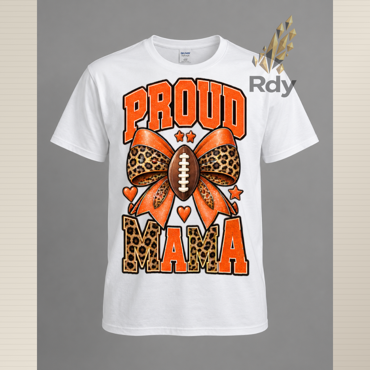Proud Football Mama T-Shirt – Sports Mom Game Day Tee