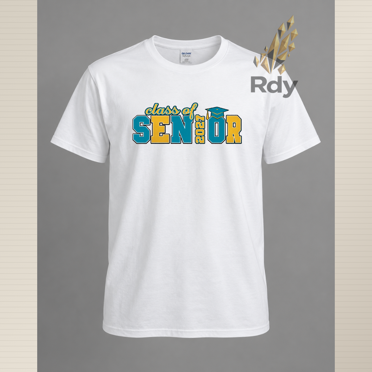 Senior 2027 Minimal Varsity Shirt – Class of 2027 Tee