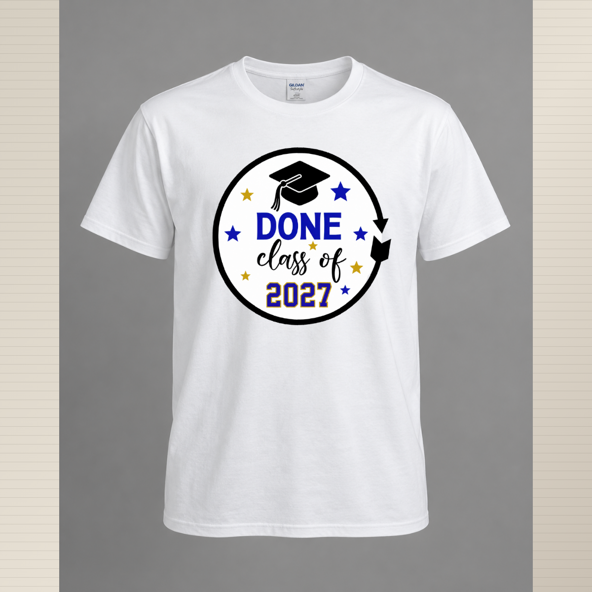 Done Class of 2027 Graduation Shirt – Funny Senior Tee