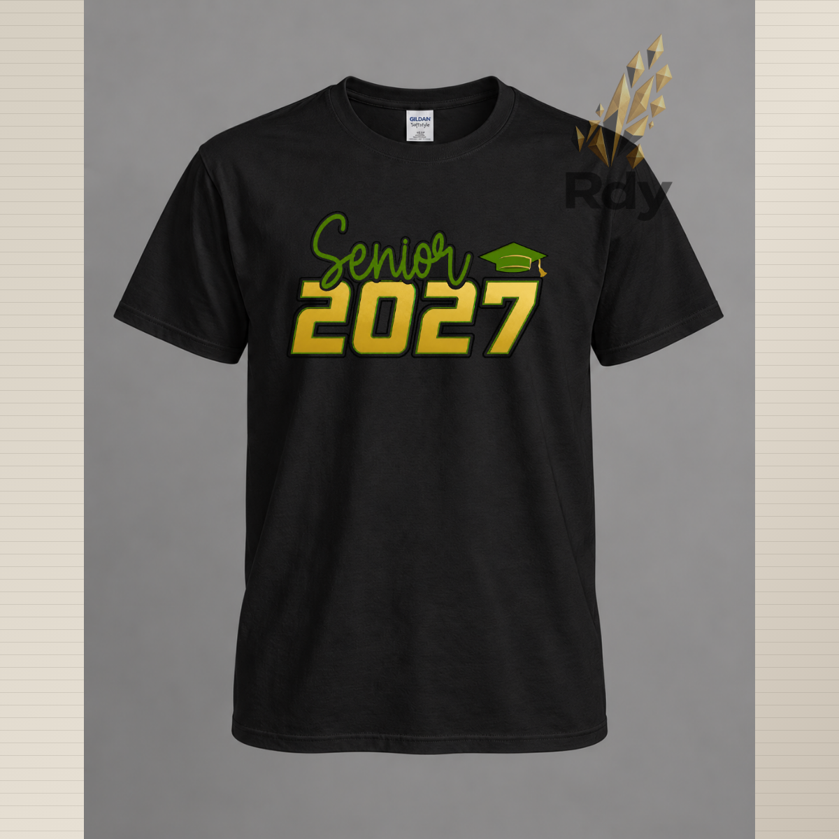 Senior 2027 Classic Graduation Shirt – School Spirit Tee