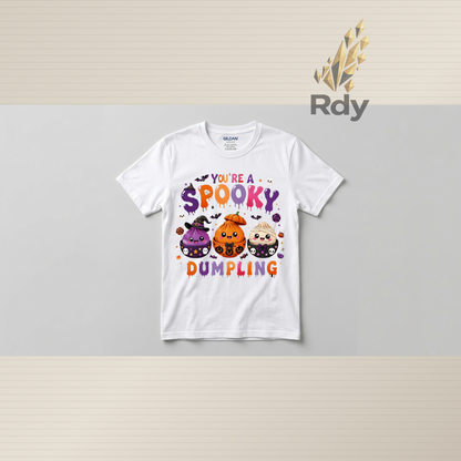 Kids Cute Halloween T-Shirts – Spooky Dumpling Collection