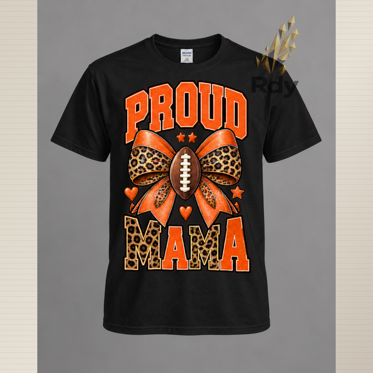 Proud Football Mama T-Shirt – Sports Mom Game Day Tee
