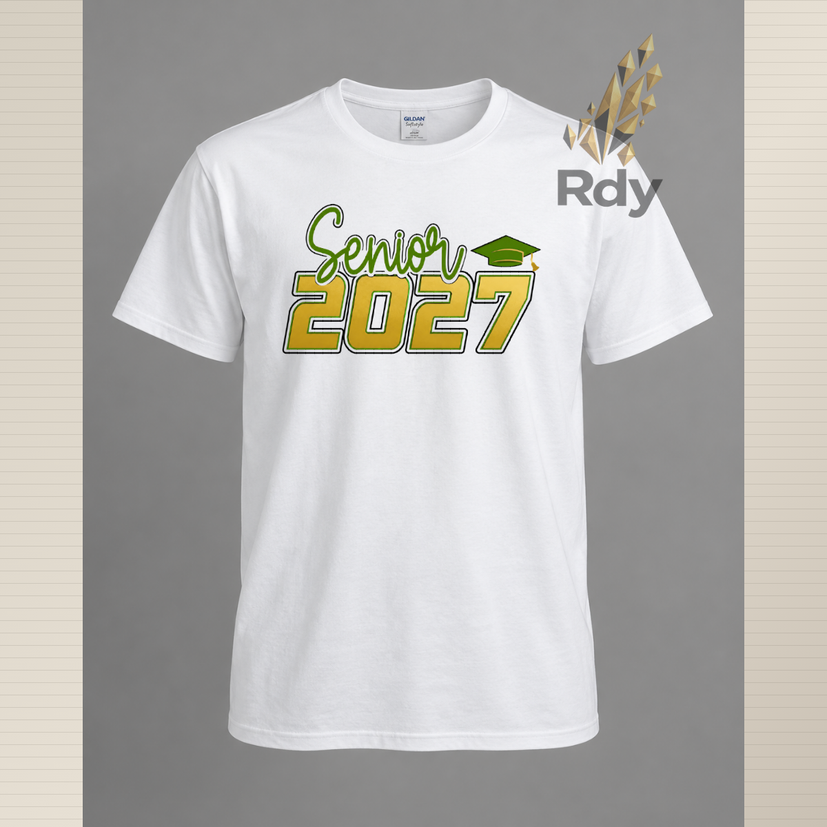 Senior 2027 Classic Graduation Shirt – School Spirit Tee