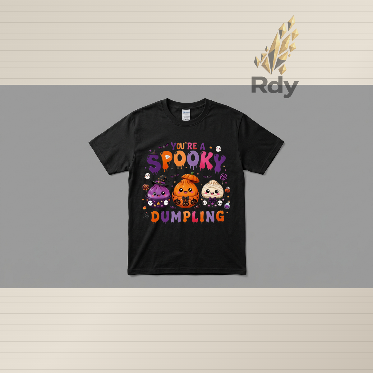 Kids Cute Halloween T-Shirts – Spooky Dumpling Collection