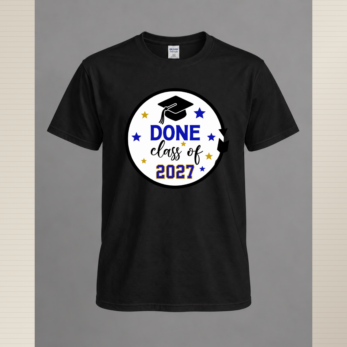 Done Class of 2027 Graduation Shirt – Funny Senior Tee