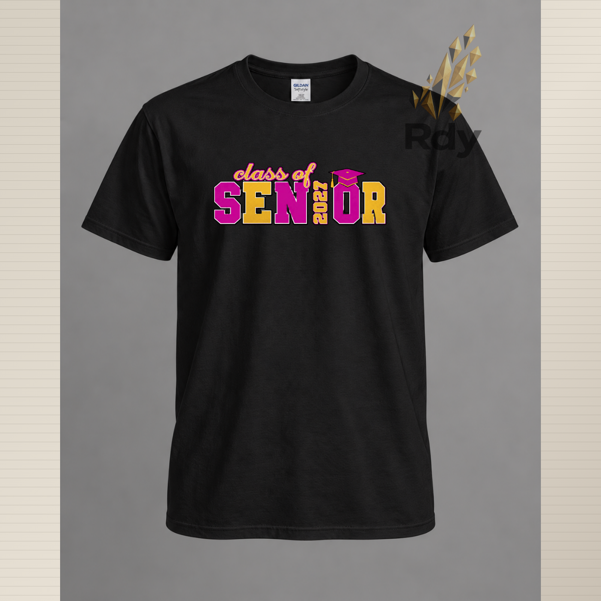 Senior 2027 Minimal Varsity Shirt – Class of 2027 Tee